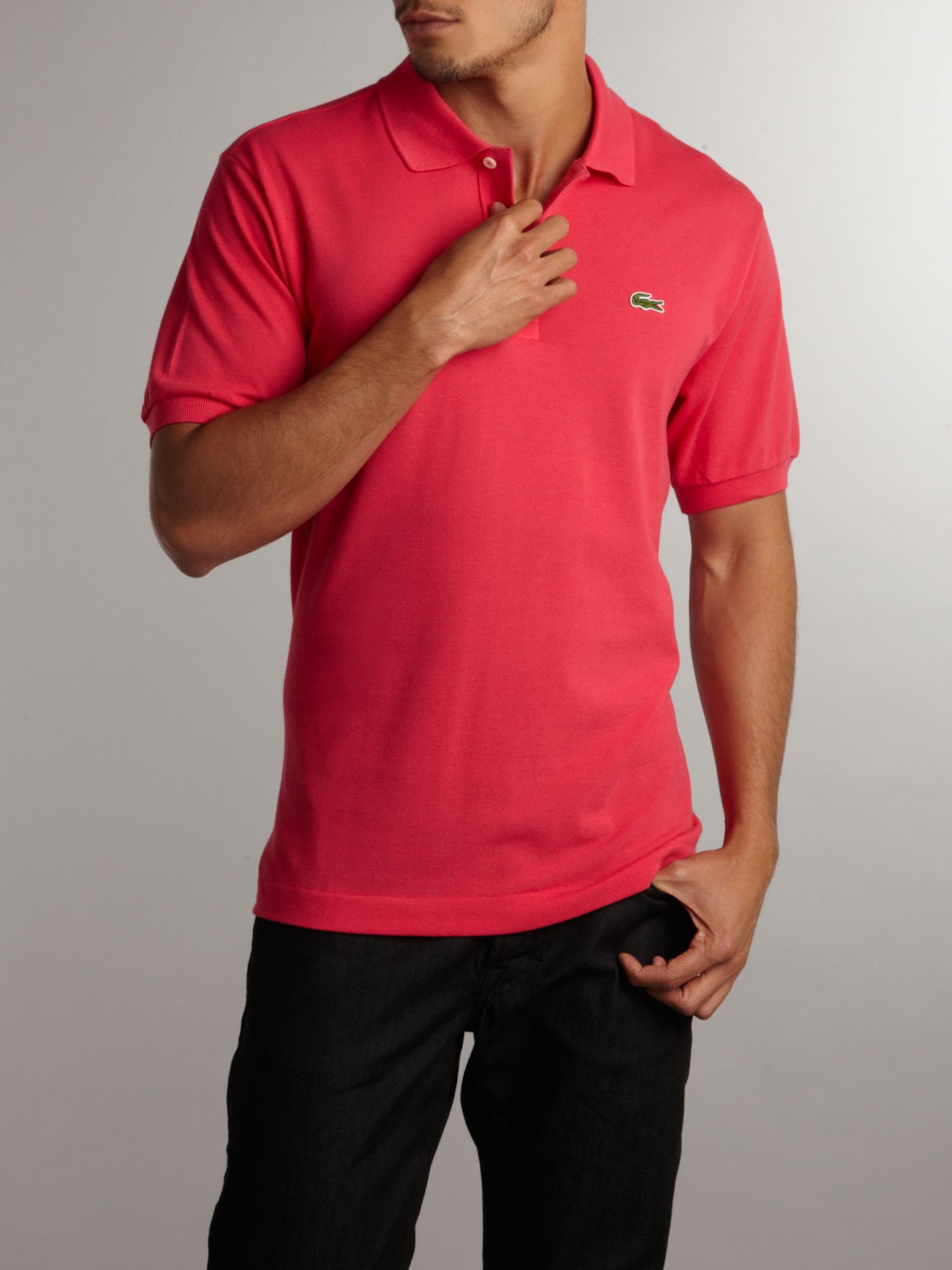 polo lacoste rosa