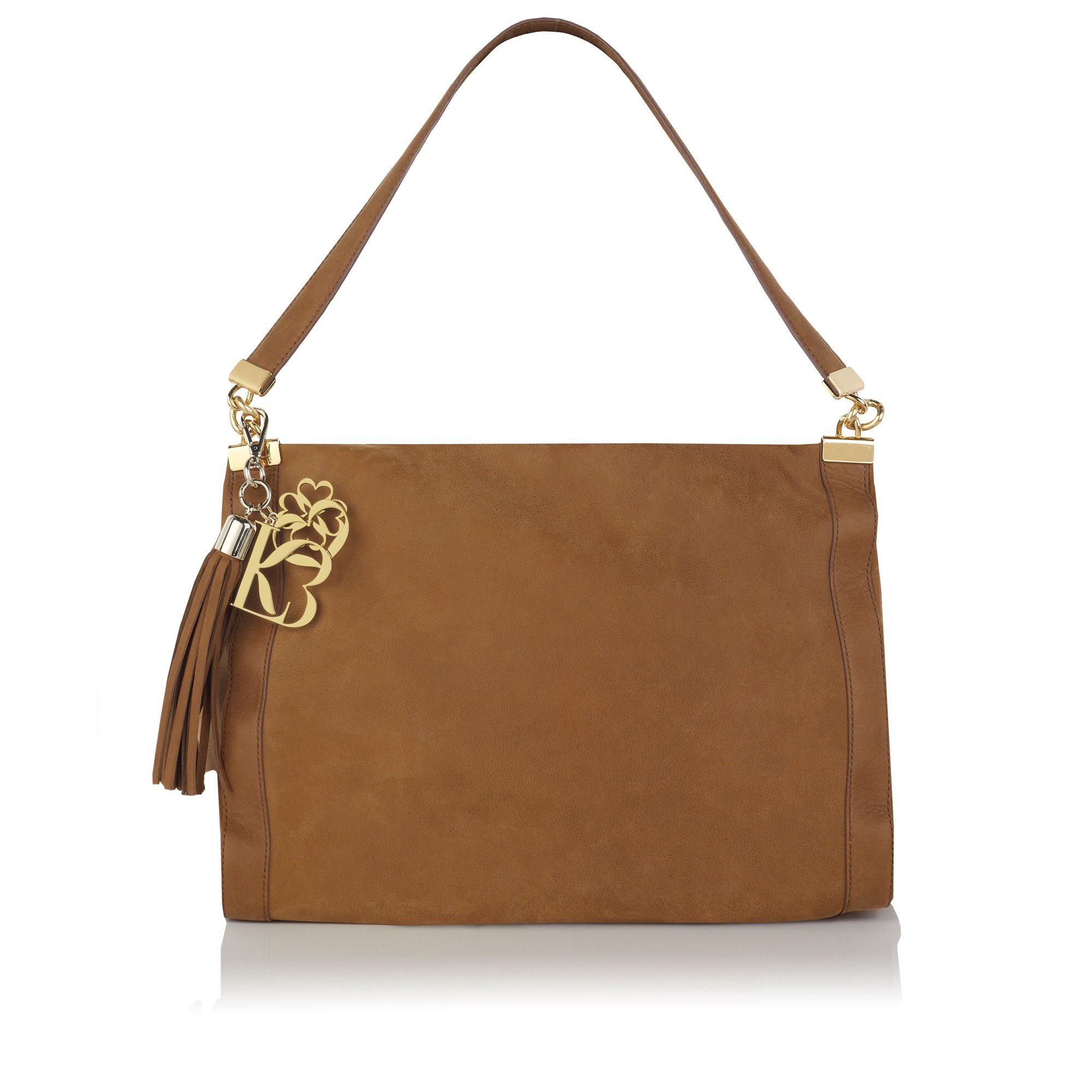 L.k.bennett Nicole Slouch Bag in Brown (tan) | Lyst