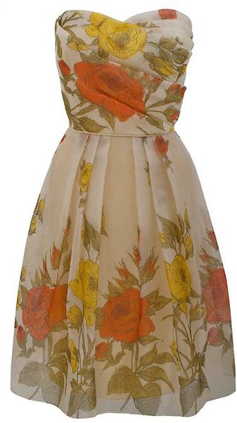 Minuet Petite Yellow Vintage Silk Prom Dress in Yellow | Lyst