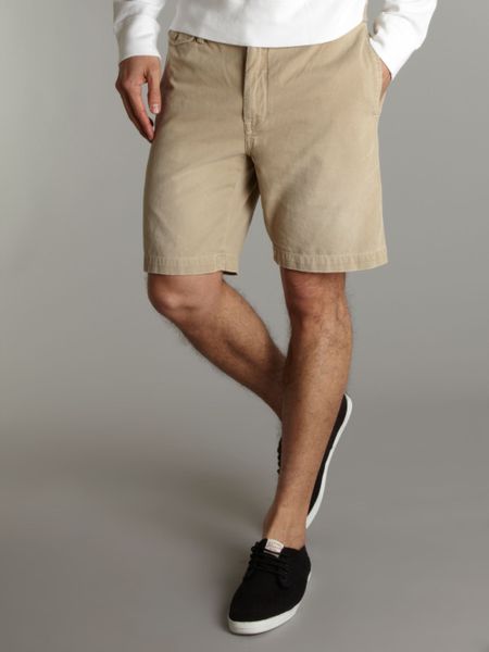 Polo Ralph Lauren Slim-Fit Sun-Faded Chino Short in Beige for Men ...