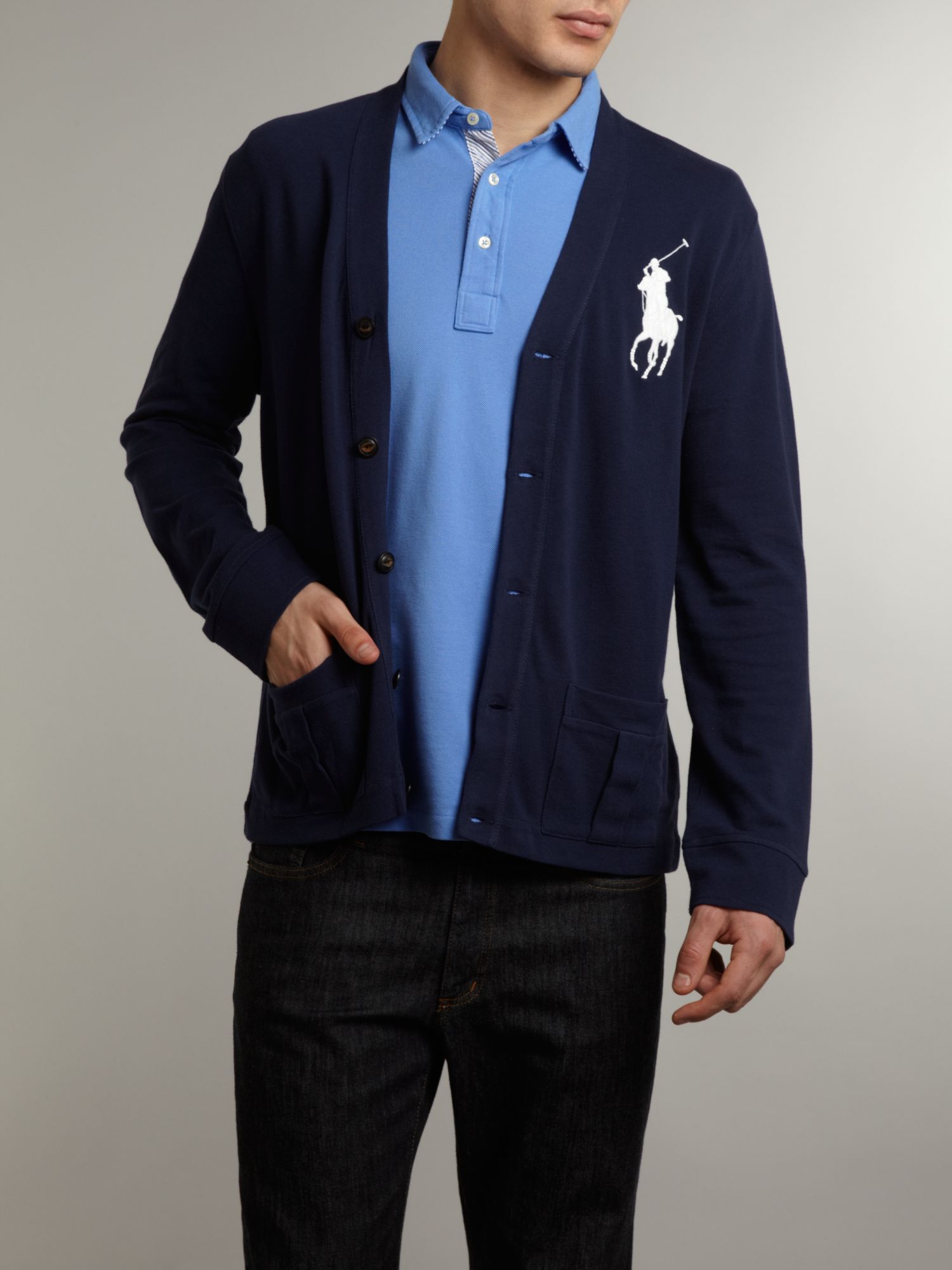 polo wool cardigan