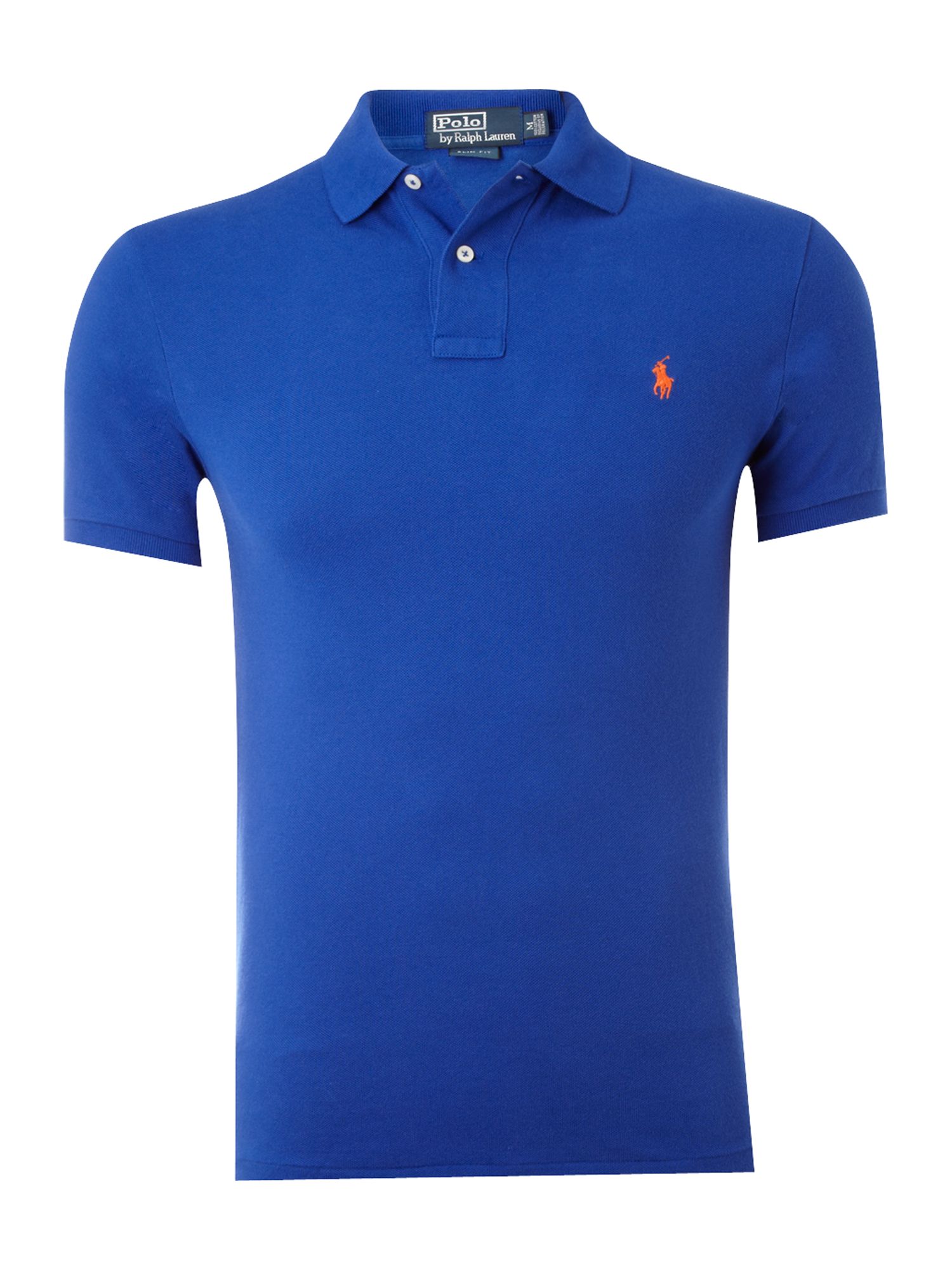 Polo Ralph Lauren Slim Fit Polo Shirt in Blue for Men (royal blue) | Lyst