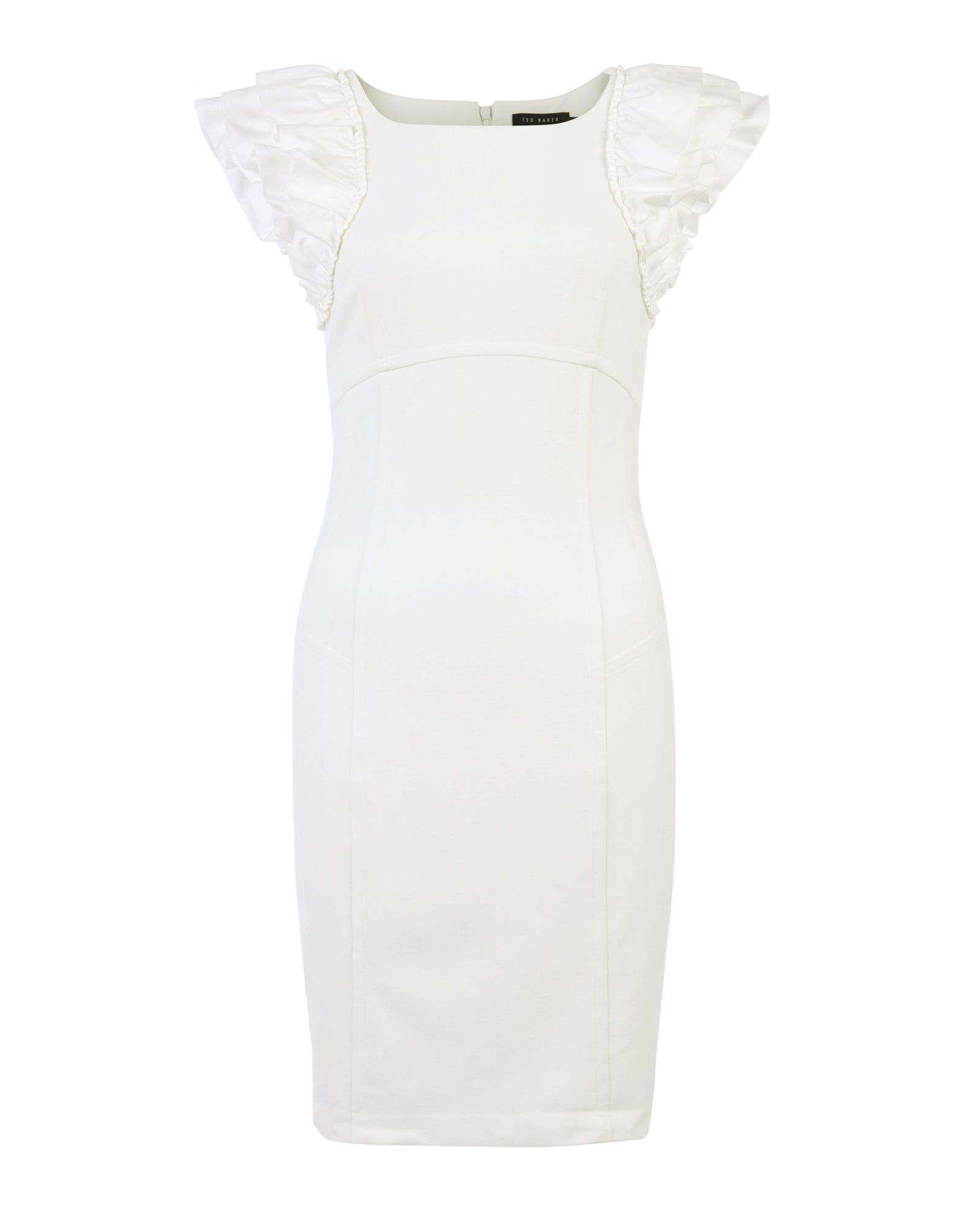 Ted Baker Renii Dress in White (cream) | Lyst