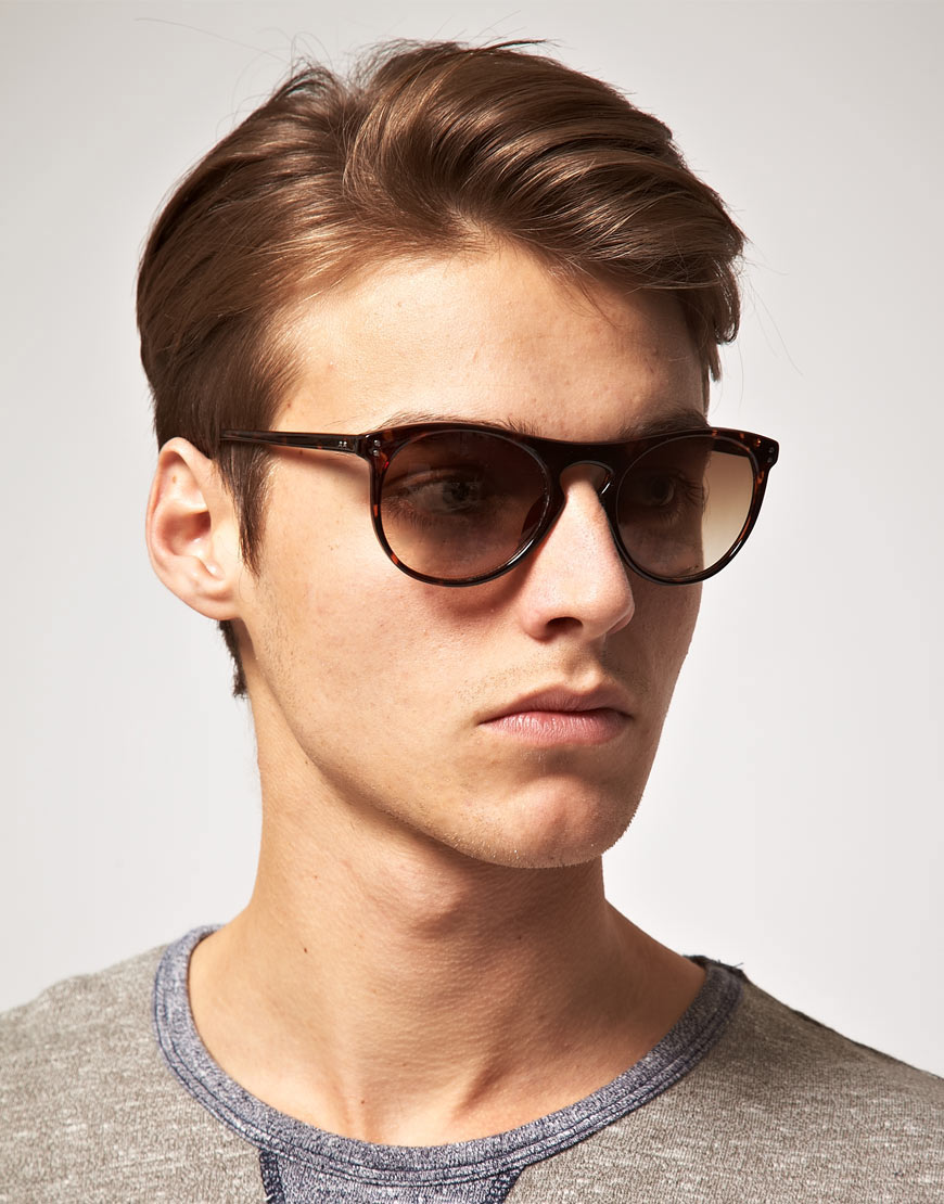 Lyst - Cheap Monday Brooks Keyhole Sunglasses in Brown for Men