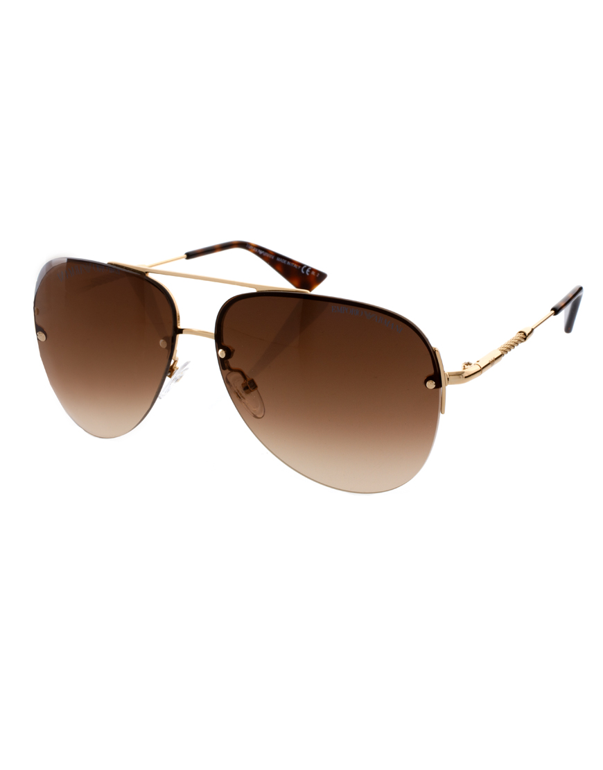 emporio armani aviator sunglasses