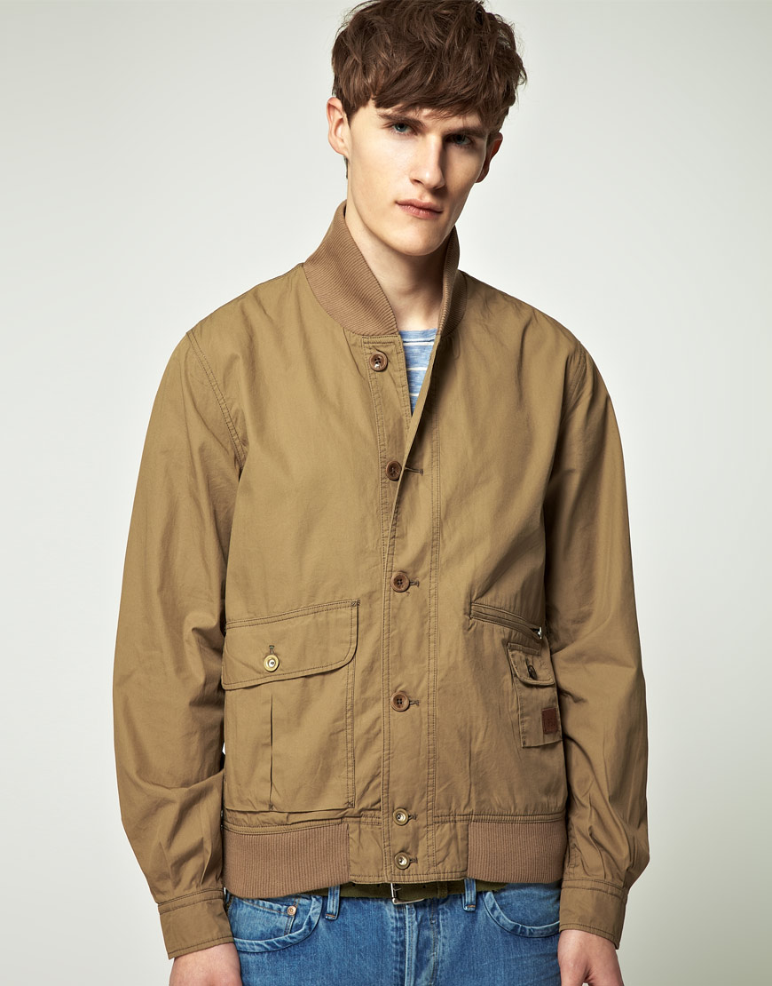 Lyst - Paul Smith Paul Smith Jeans Harrington Jacket in Natural for Men