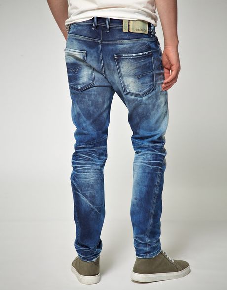 Diesel Diesel Rombee Xt Carrot Fit Jeans in Blue for Men | Lyst