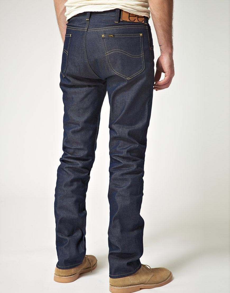 Lee jeans Lee 101 Rider Selvedge Slim Fit Jeans in Blue for Men | Lyst