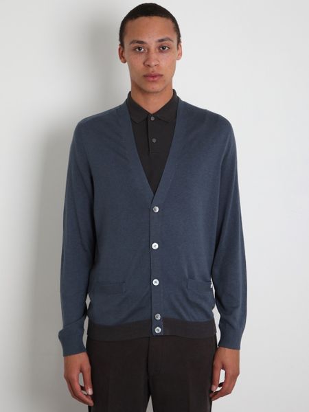 Marc Jacobs Marc By Marc Jacobs Mens Silk Cotton Cashmere Cardigan in ...