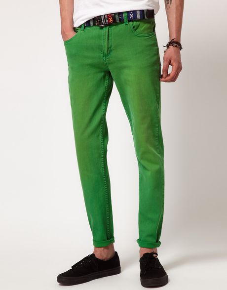 Cheap Monday Cheap Monday Tight Skinny Jeans in Green for Men | Lyst
