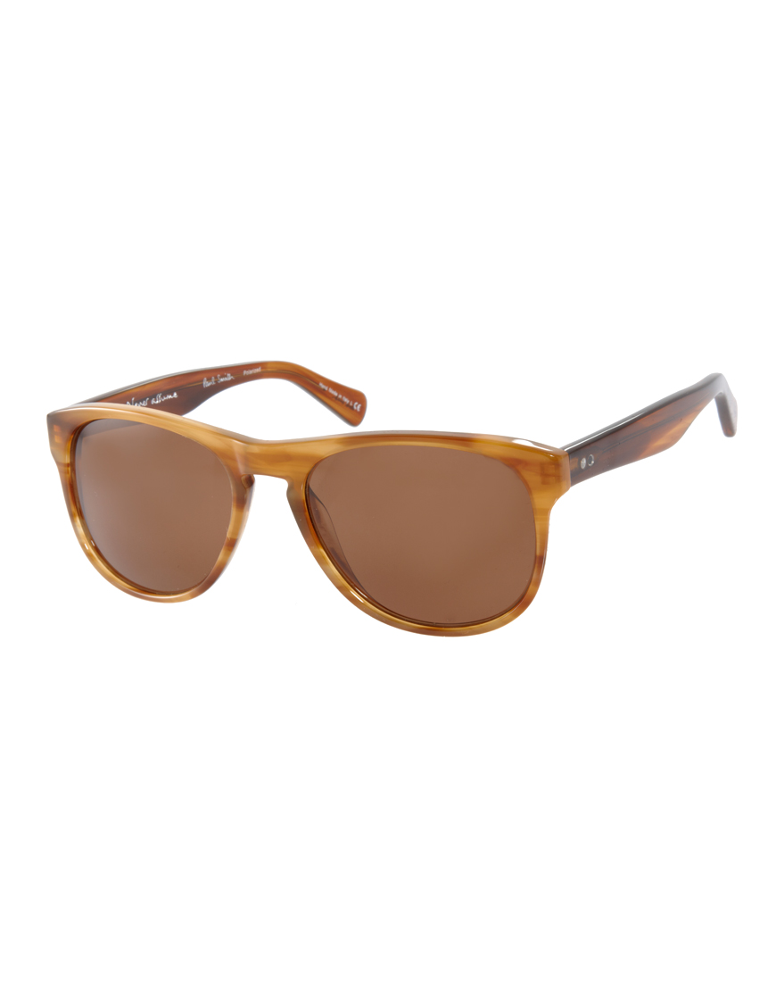 Lyst - Paul Smith Kaiv Moulded Aviator Sunglasses in Brown for Men