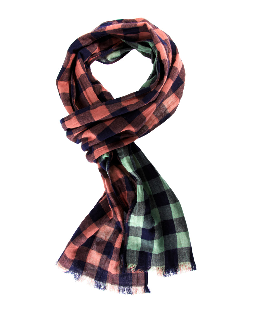 Lyst - Paul Smith Paul Smith Jeans Reversible Scarf in Green for Men