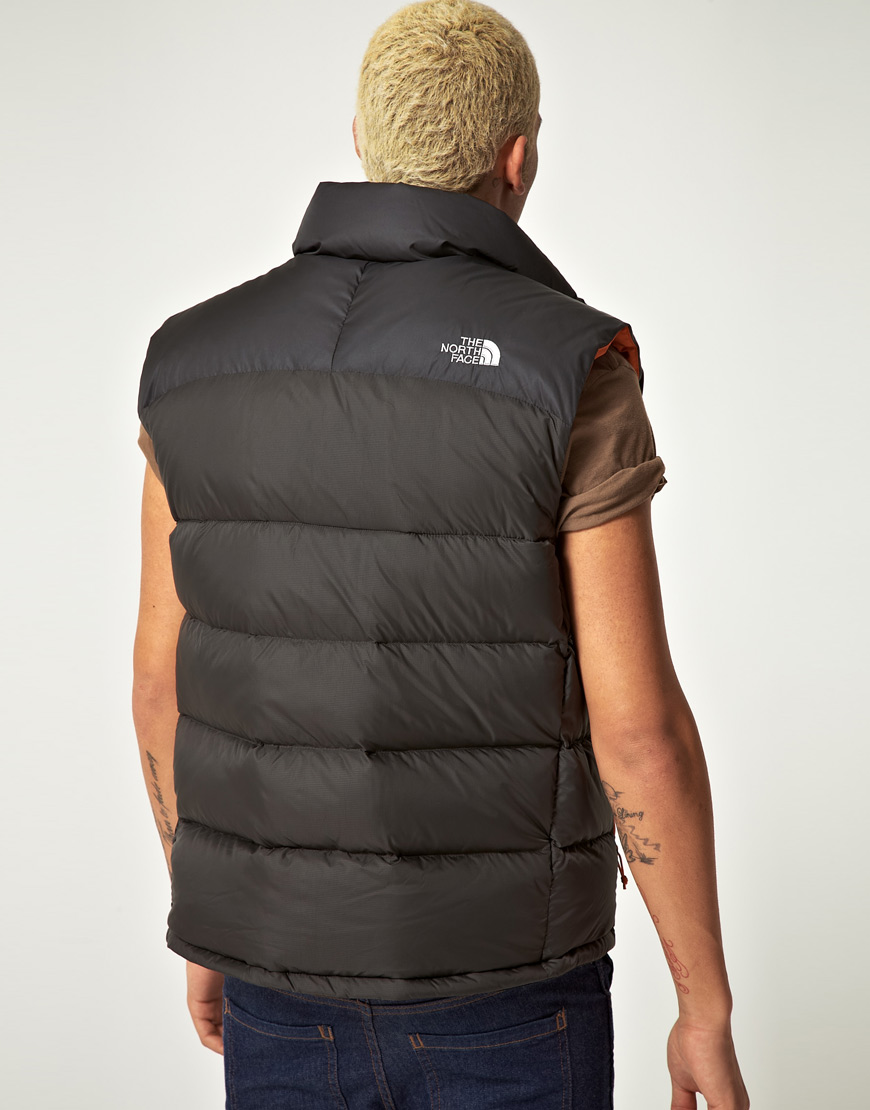 The north face The North Face Gilet in Gray for Men | Lyst