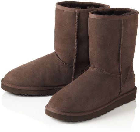 Ugg Classic Short Boots in Brown (dark brown) | Lyst