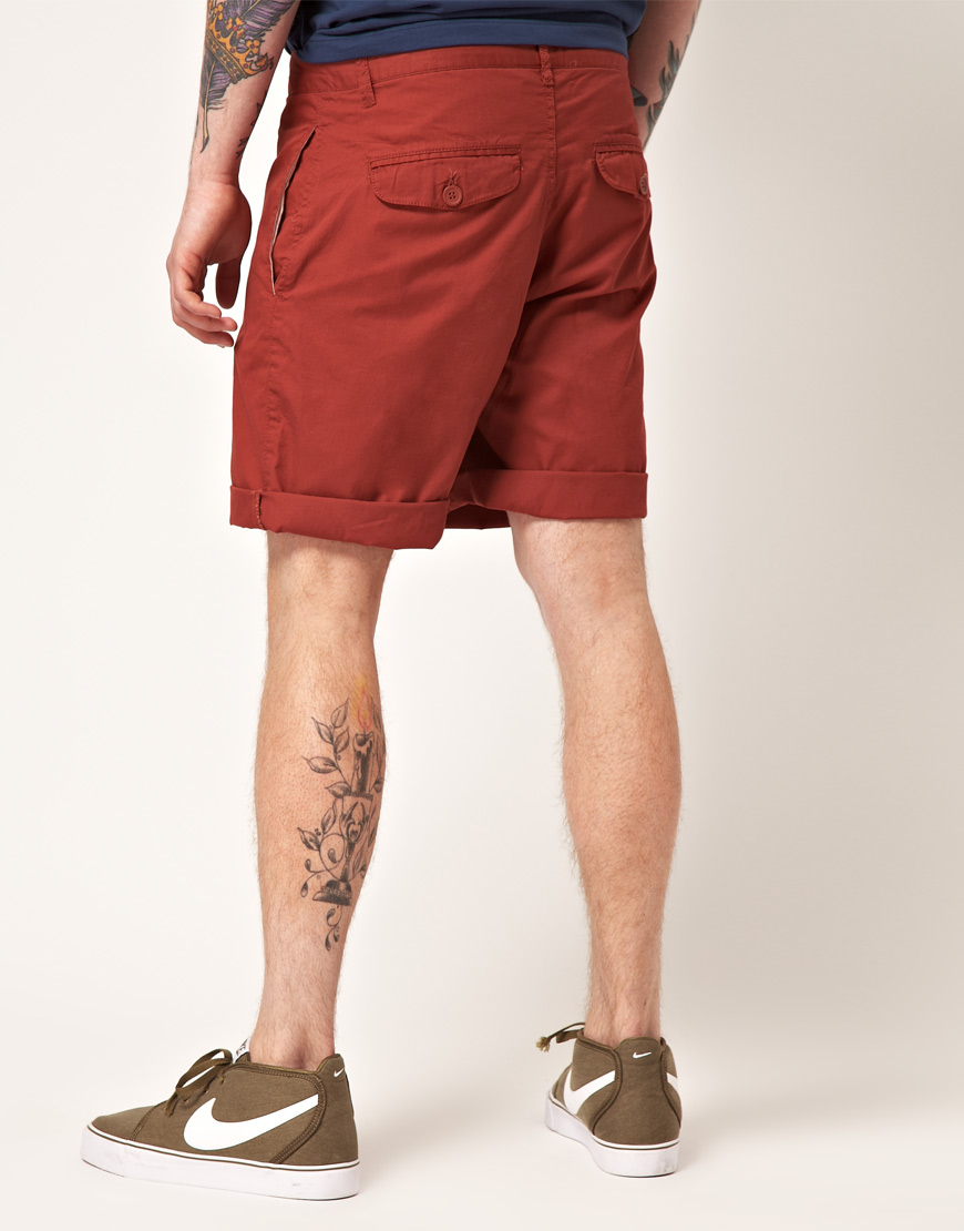 Lyst - Wesc Wesc Ireland Short in Orange for Men