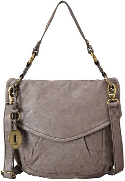 Fossil Modern Cargo Convertible Flap Bag in Gray (ash gray) | Lyst