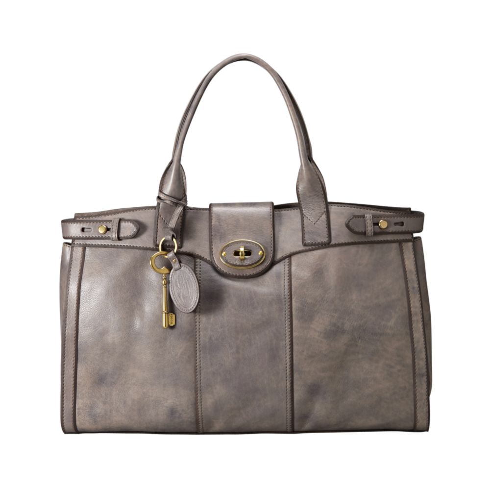 Fossil Vintage Reissue Weekender in Gray (ash gray) | Lyst