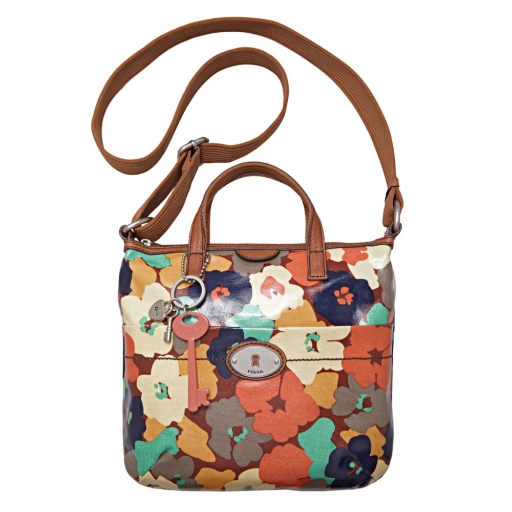 Lyst Fossil Vintage Keyper Coated Canvas Crossbody Bag Gallery