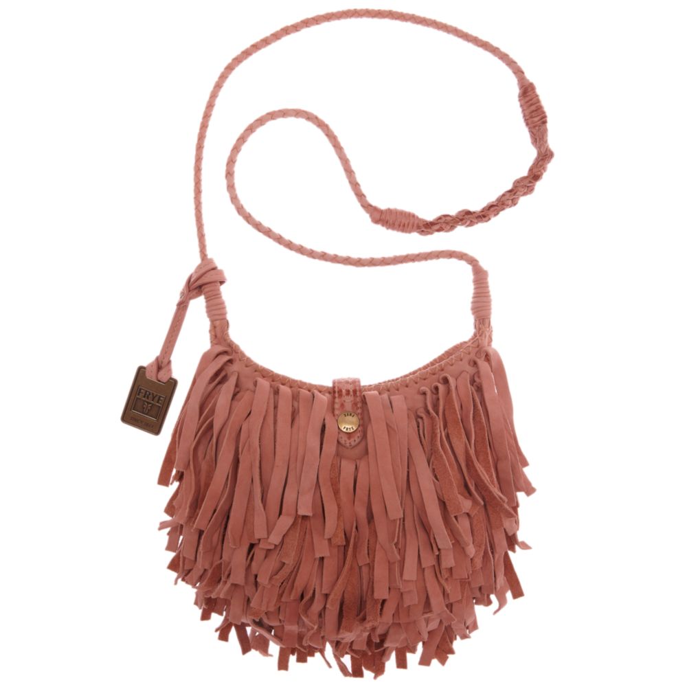 Lyst Frye Lola Fringe Crossbody In Pink Gallery