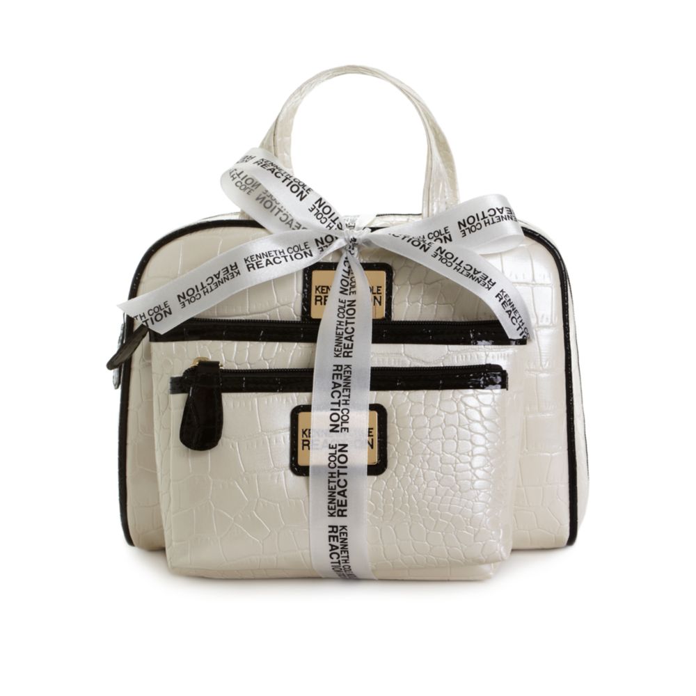 Lyst Cole Reaction 3 Piece Cosmetic Bag Set in Natural