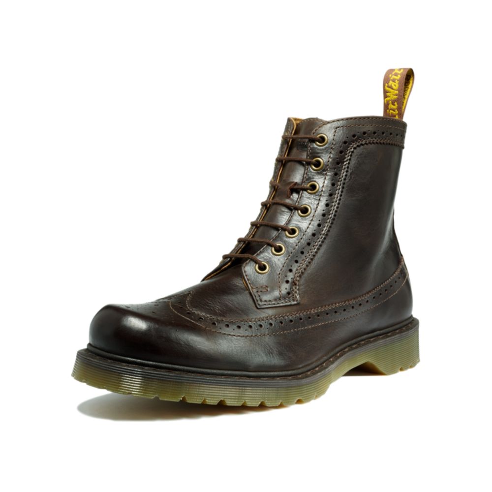 Lyst - Dr. martens Fitzroy 7 Eye Brogue Boots in Brown for Men