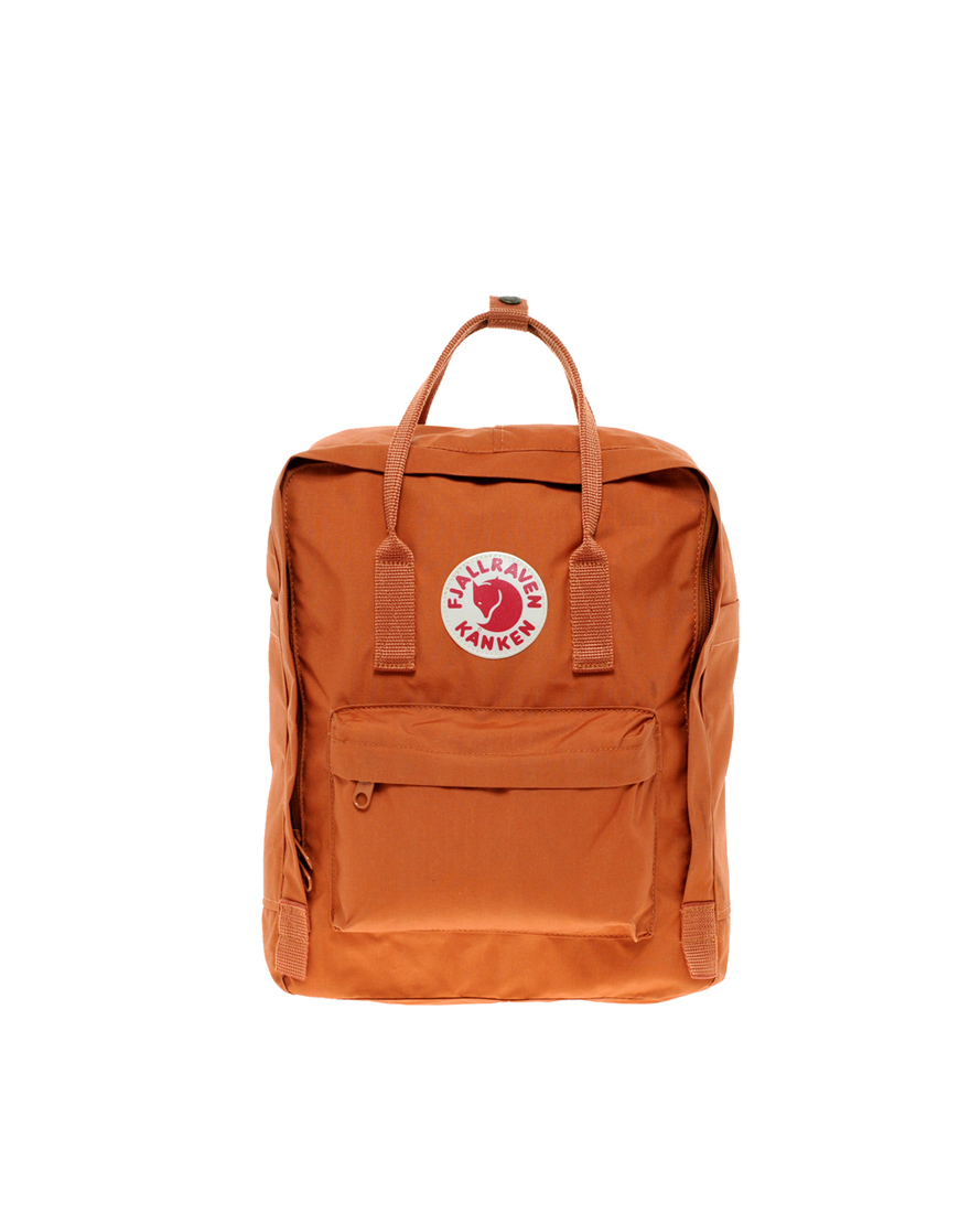 Fjallraven Kanken Backpack in Orange for Men Lyst