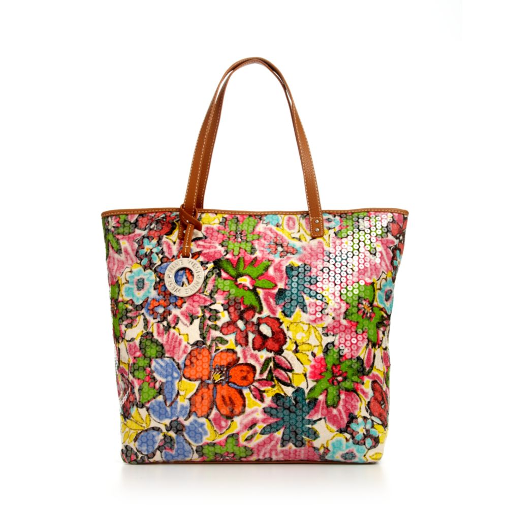 Nine West If The Tote Fits Tall Large Sequin Tote in Multicolor (floral ...
