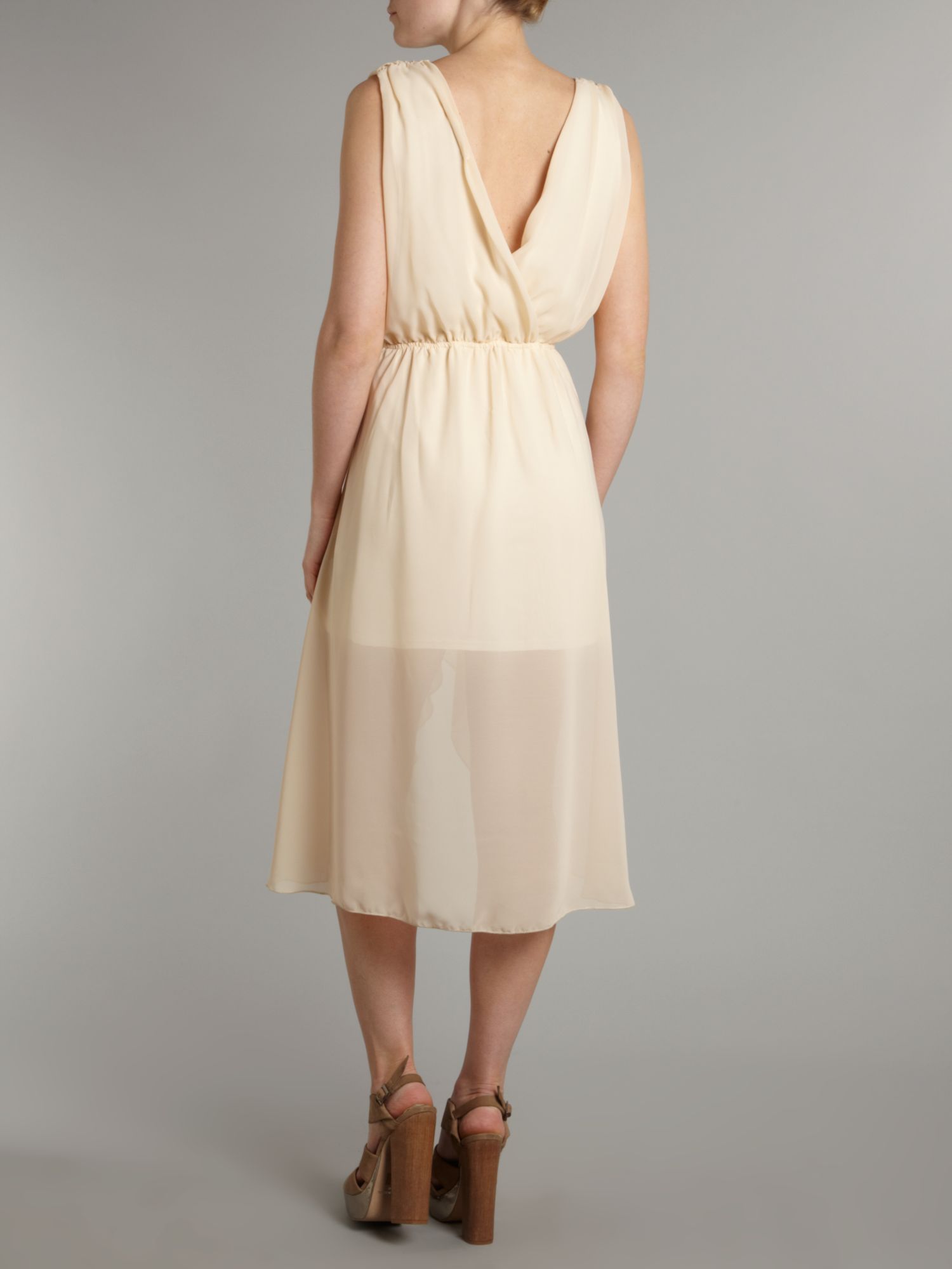 tfnc-london-sleeveless-wrap-dress-in-natural-lyst