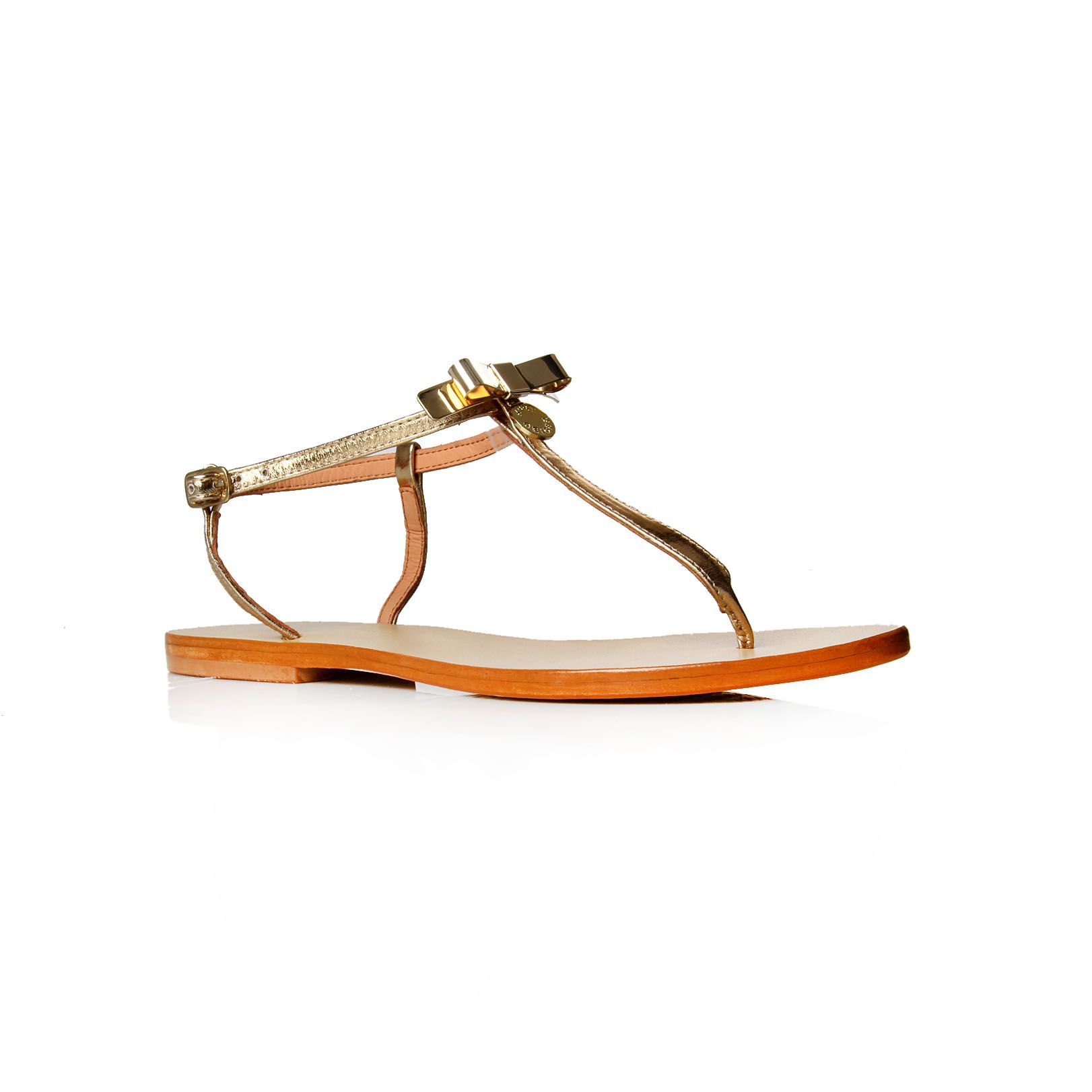 Kurt geiger Khloe Sandals in Metallic | Lyst