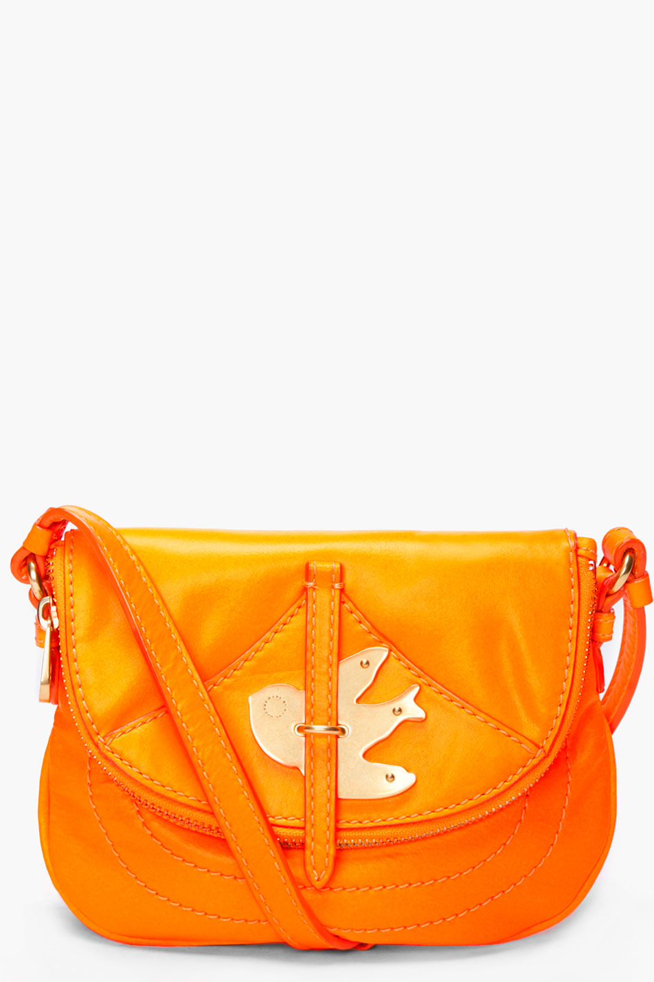 Lyst - Marc By Marc Jacobs Neon Orange Pouch Shoulder Bag in Orange
