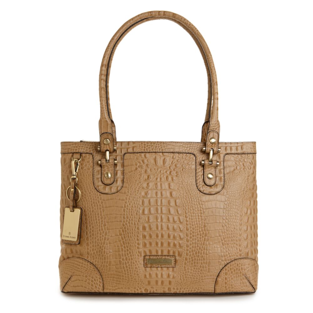Etienne Aigner Tiffany Croc Tote in Beige (sand) | Lyst
