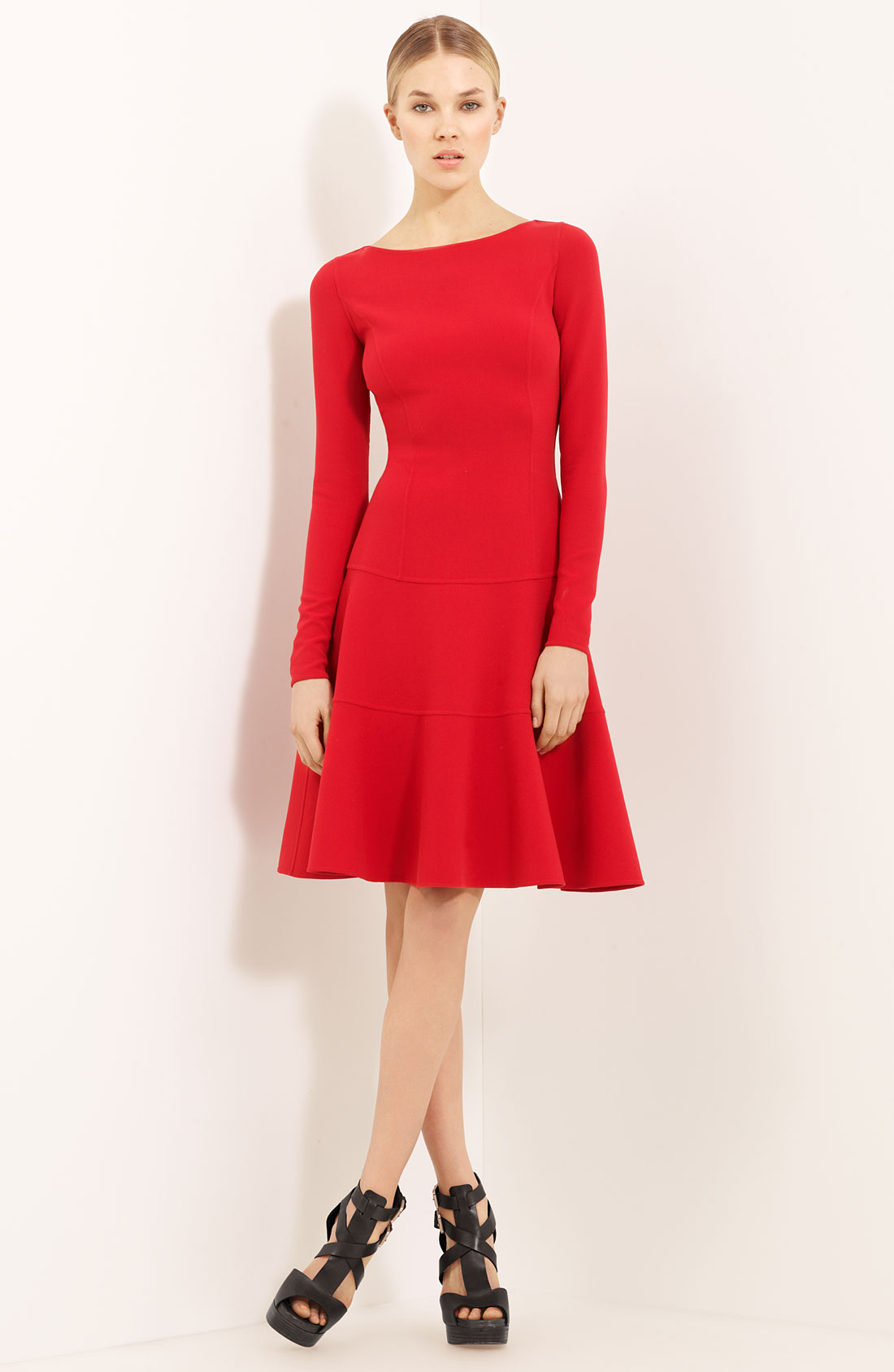 Red dress wool Red dress wool