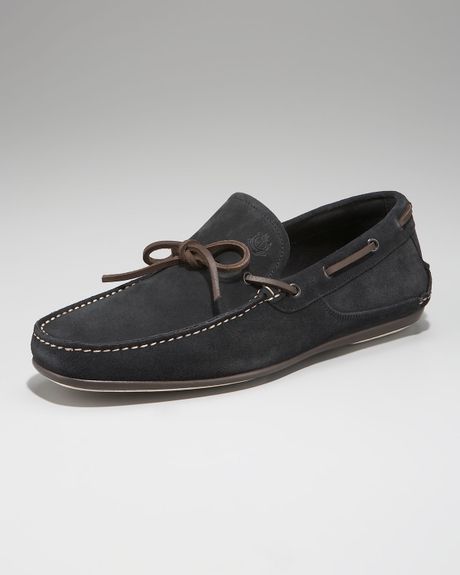 Ferragamo Mango Boat Shoe, Slate in Gray for Men (slate) | Lyst