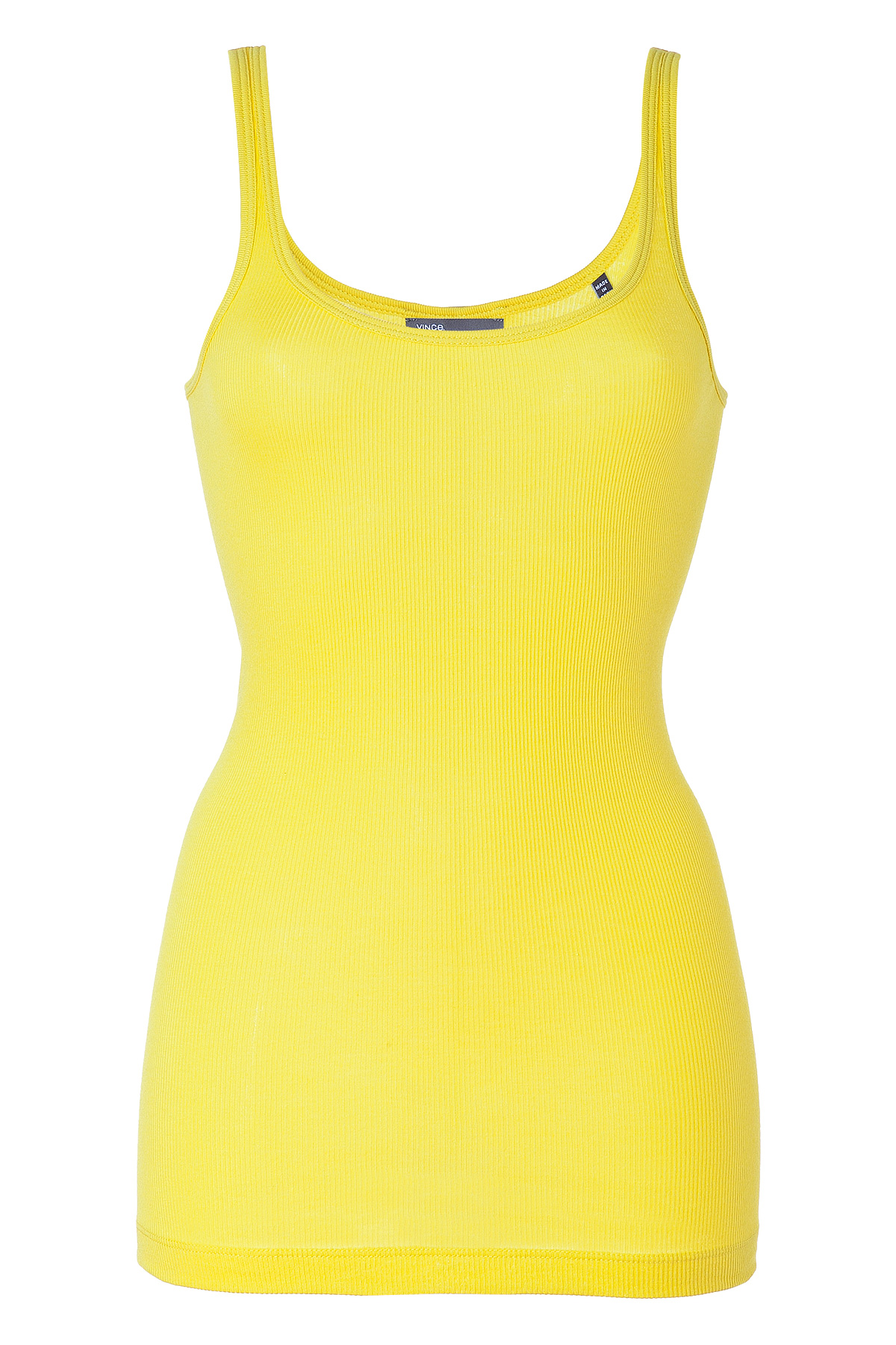Lyst Vince Tank Top in Yellow