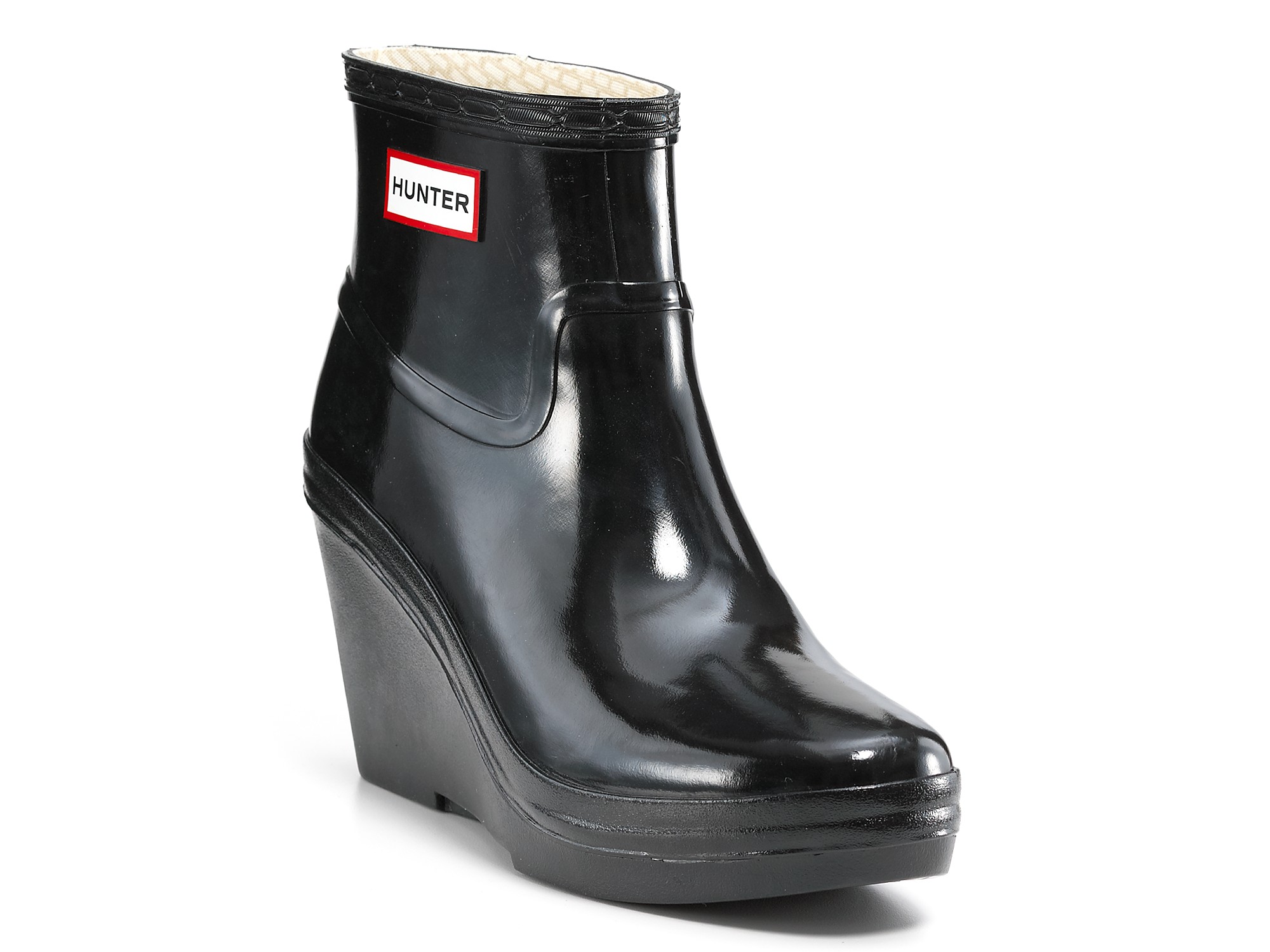 hunter aston wedge ankle boots
