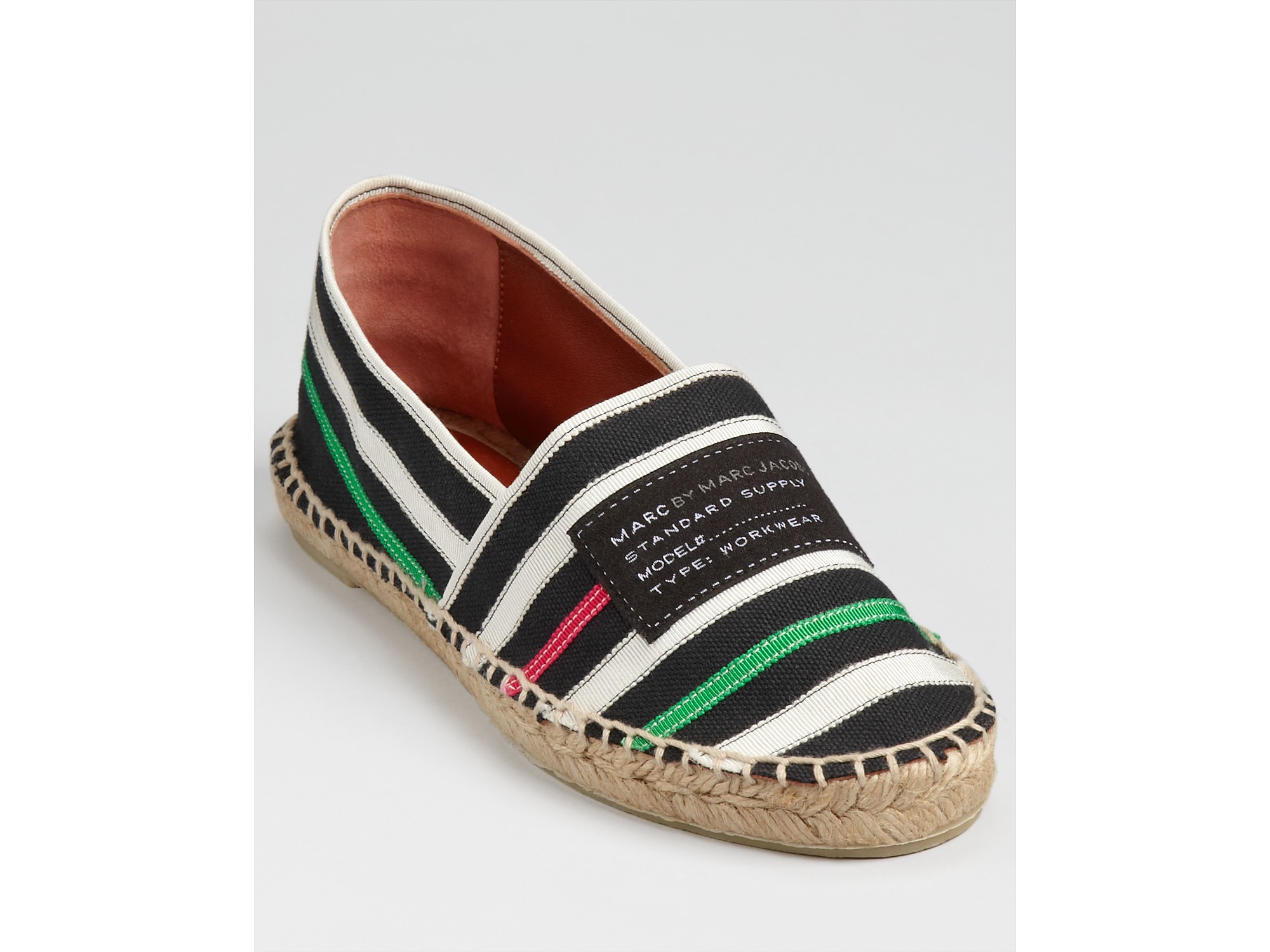Marc By Marc Jacobs Flat Espadrilles in Multicolor (black) | Lyst