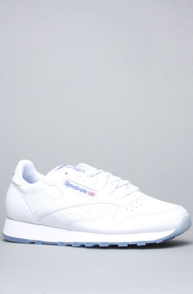 Reebok The Classic Leather Ice Sneaker in White Royal in White for Men ...