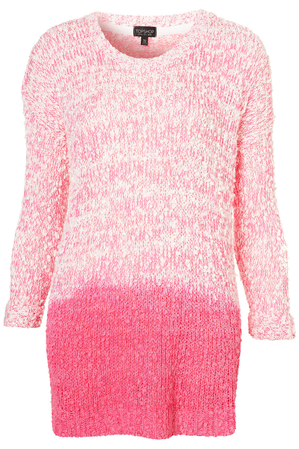 patterned knitted jumper