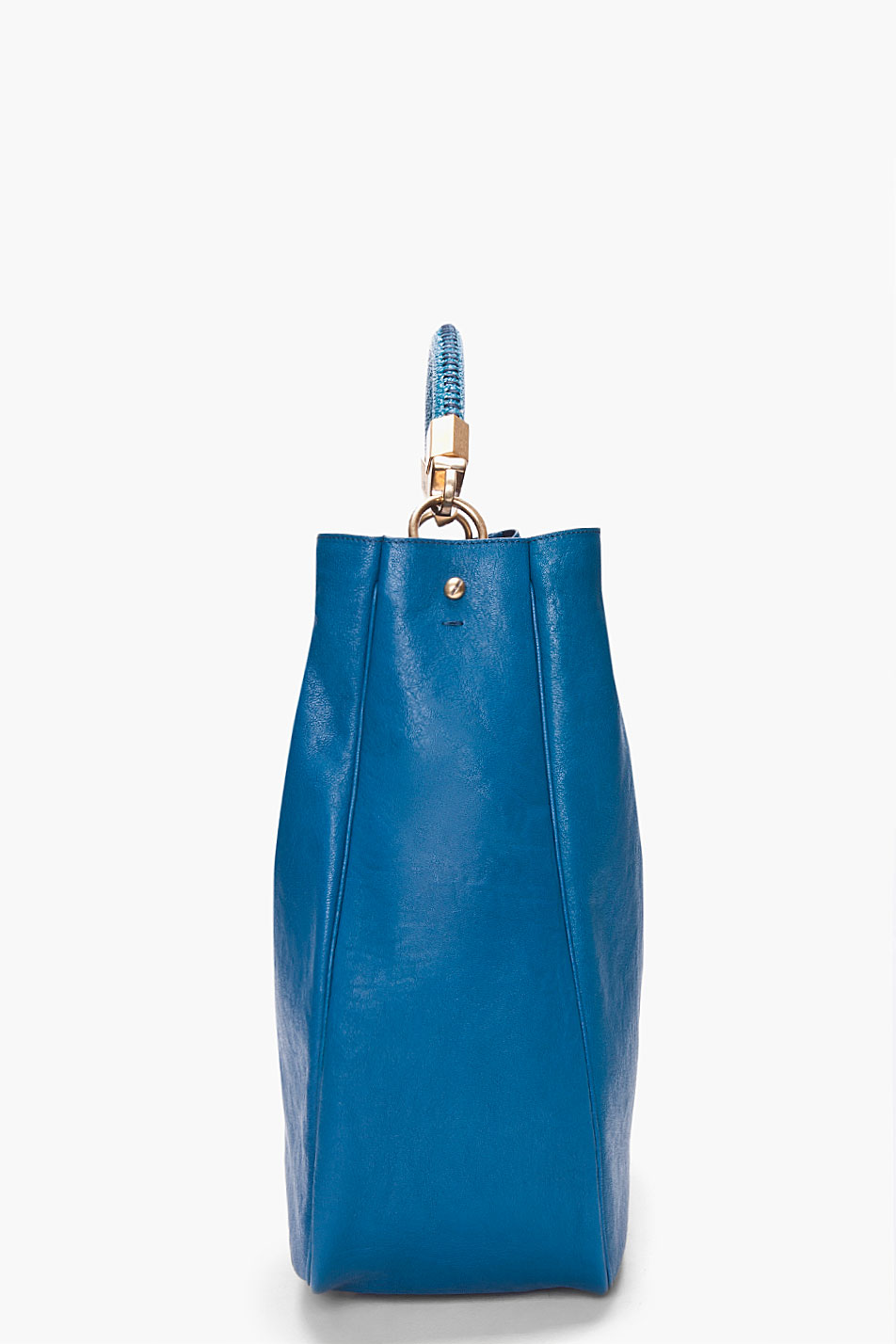 Saint laurent Large Blue Roady Hobo in Blue | Lyst  