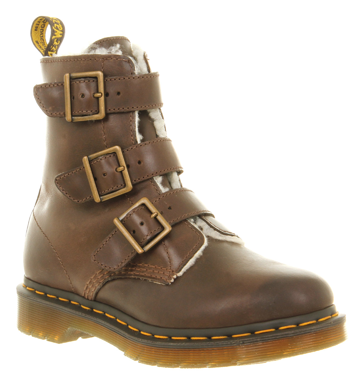 tan boots with buckle