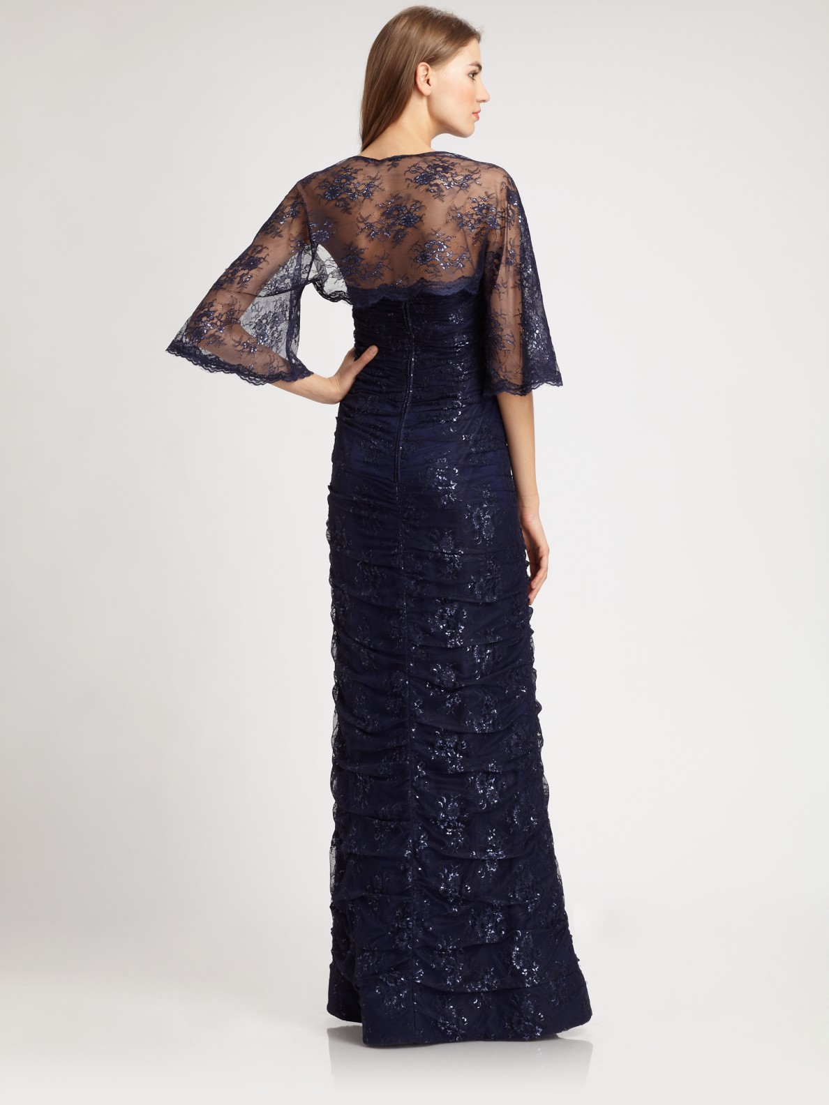 teri jon blue gown