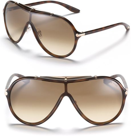 Tom ford ace oversized shield sunglasses #4