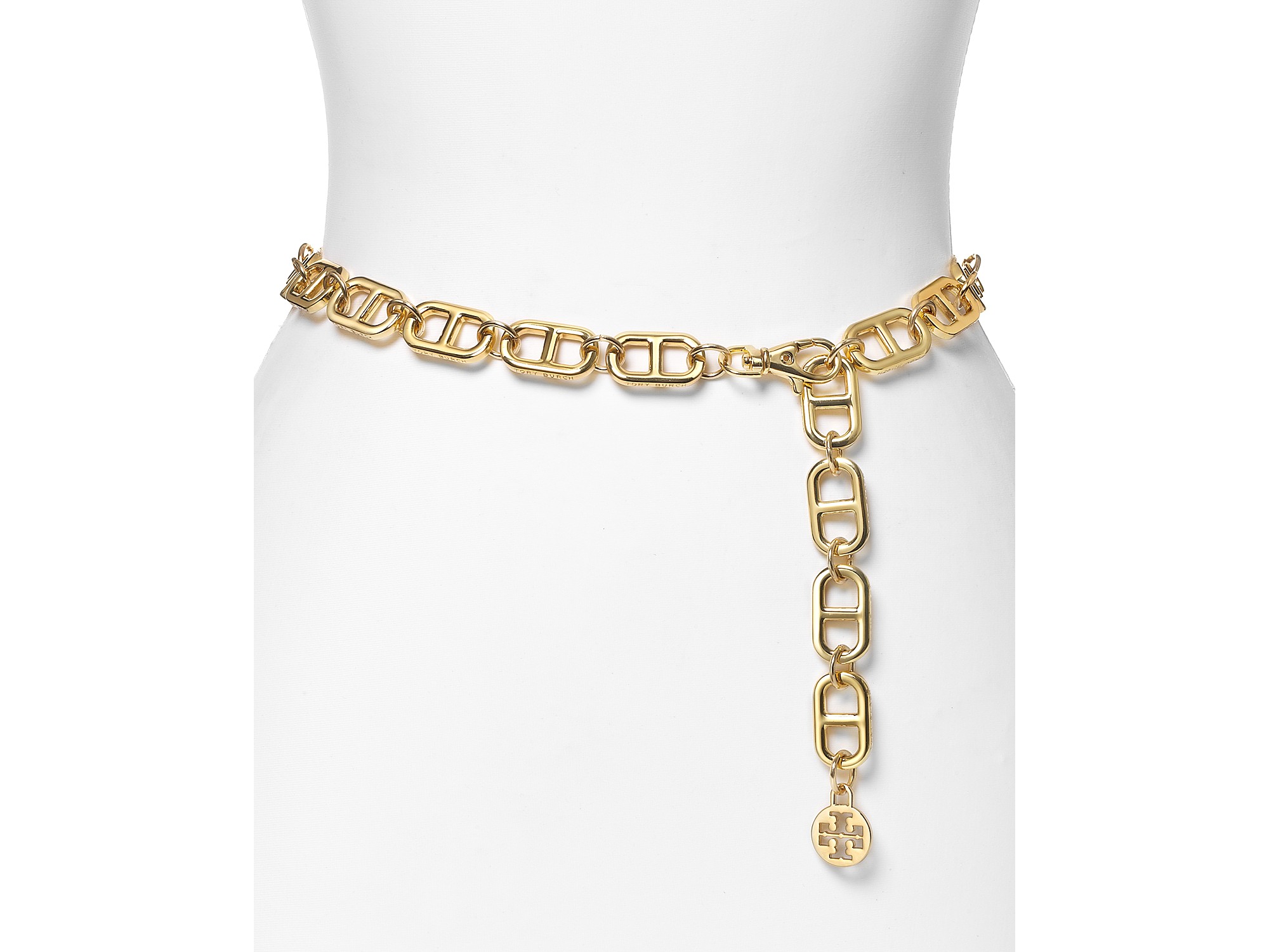 Tory Burch Belt Heidi Chain in Gold | Lyst