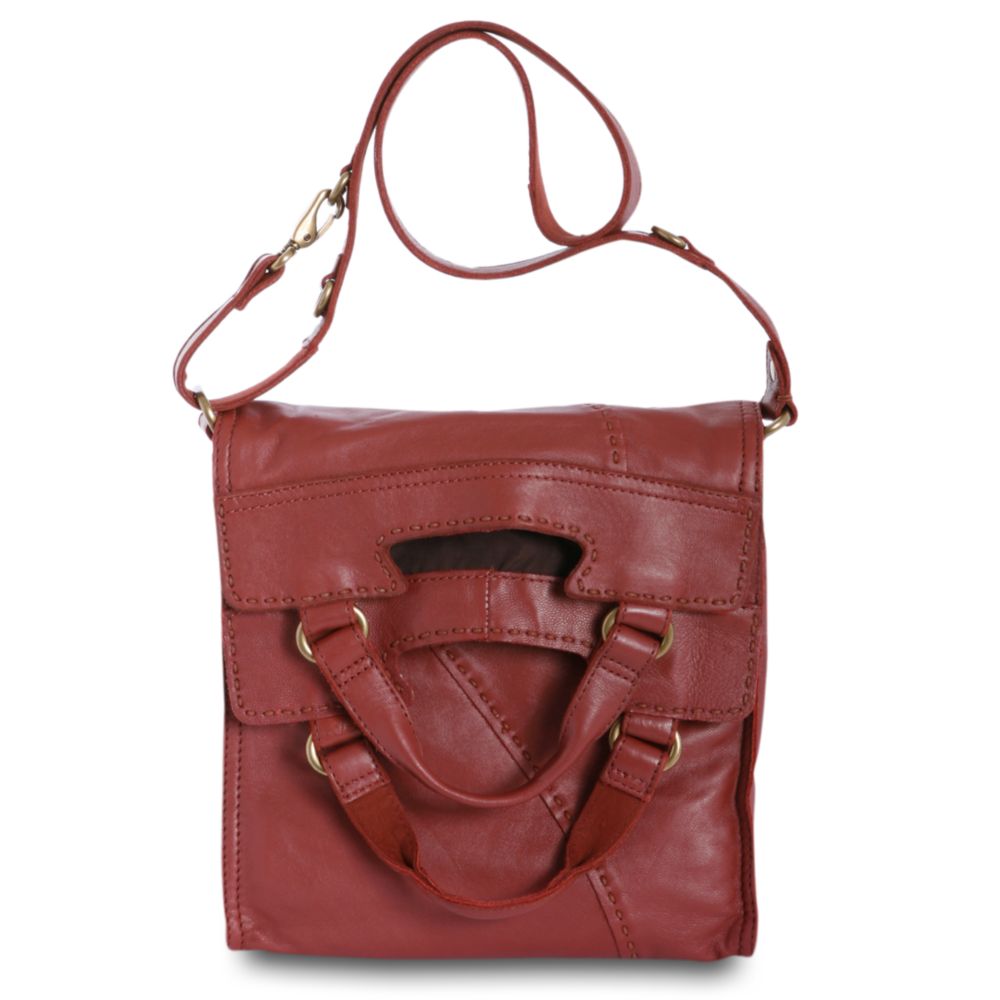 Lyst - Lucky brand Abbey Road Leather Bag in Brown