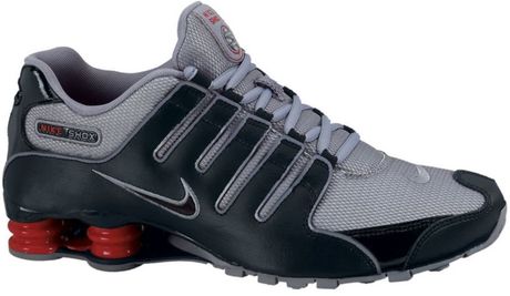 Nike Shox NZ Sneakers in Black for Men (black/ stealth/ sport red) | Lyst