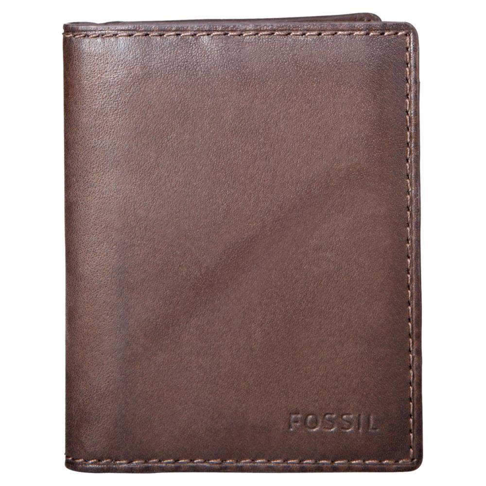 Fossil Tate Convertible Money Clip Wallet in Brown for Men | Lyst