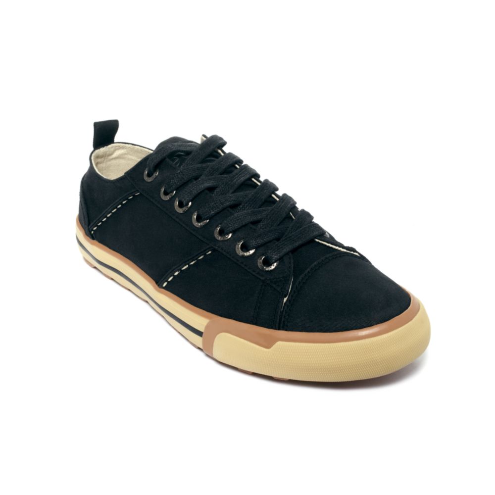 Levi's Elliot Low Canvas Sneakers in Black for Men | Lyst