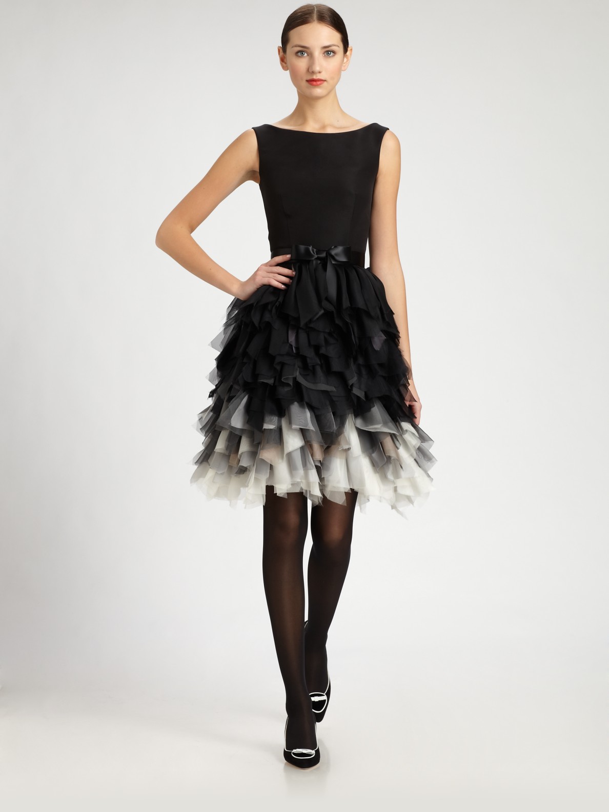 Oscar De La Renta Black Dress