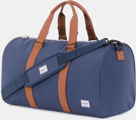 Herschel Supply Co. Ravine Gym Bag in Blue for Men (navy/ tan) | Lyst
