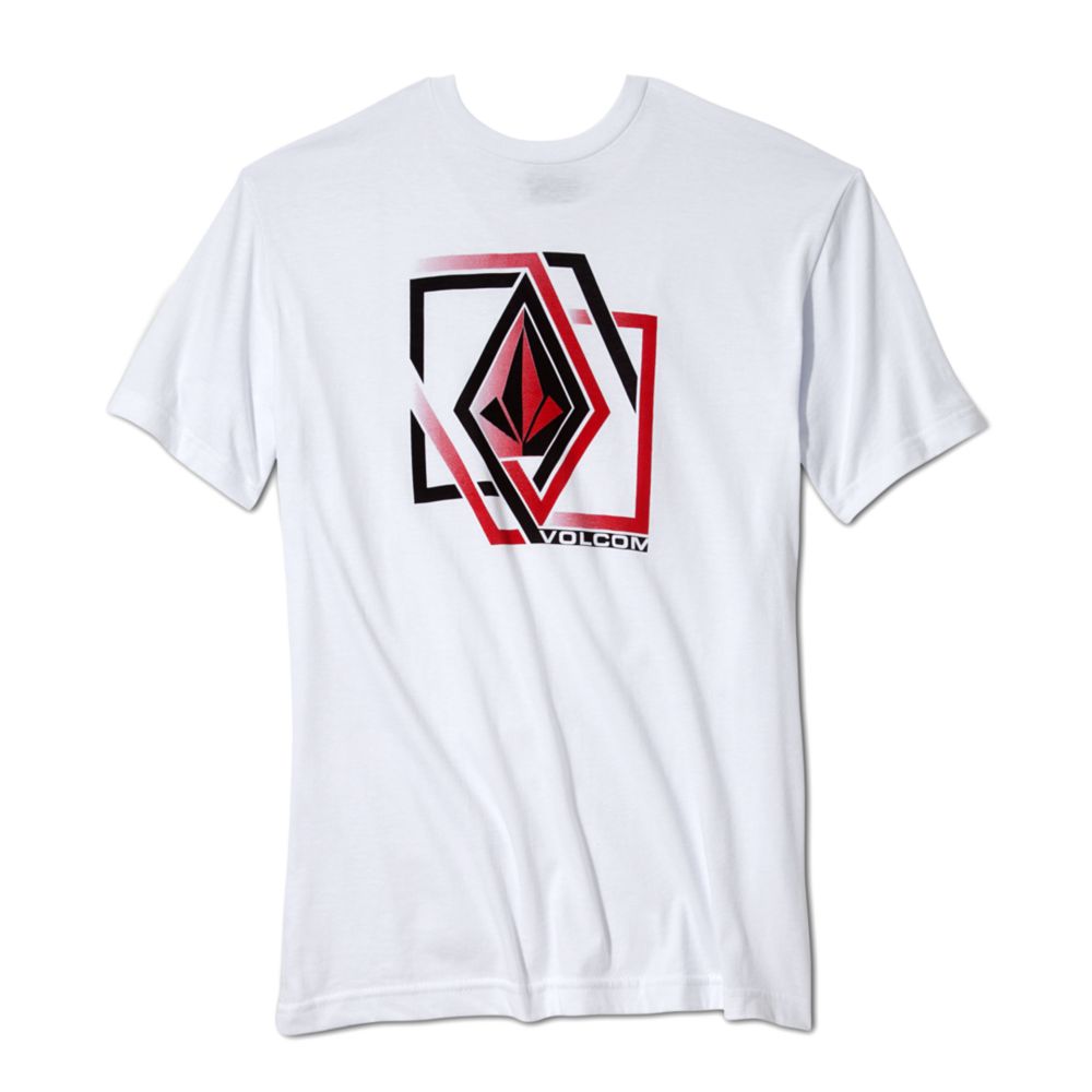 Volcom Sign Font Graphic Tee in White for Men | Lyst